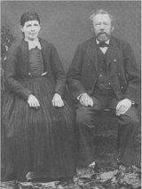 Founder of the company, Johannes Hengstler (Snr.) with his wife Anna in Aldingen